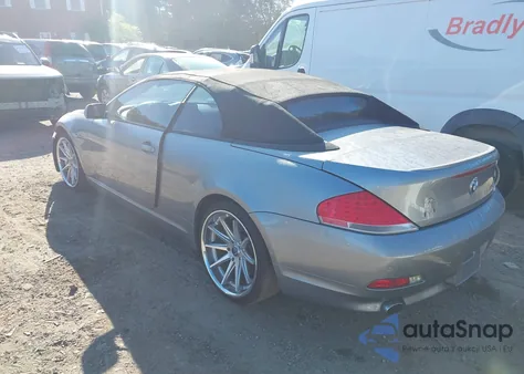 2006 BMW 650I z USA, uszkodzony, nr VIN WBAEK13426CN76245